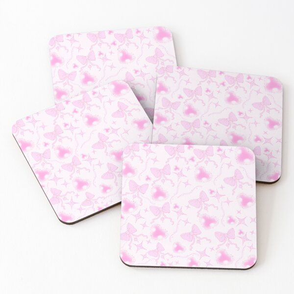 Item preview, Aesthetic Pink Bow Pattern Kawaii Hearts and Ribbons  Cute Pastel Girly Design designed and sold by DesignYourWaystore.