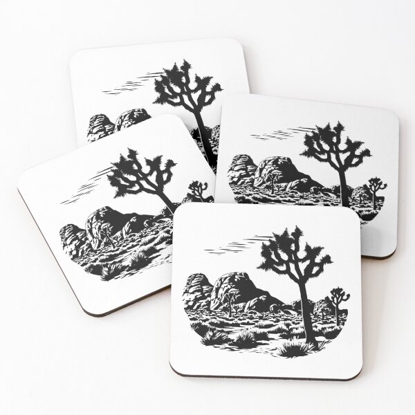 Item preview, Joshua Tree Desert Flora Yucca Mojave Palm National Park designed and sold by inkoutninja.