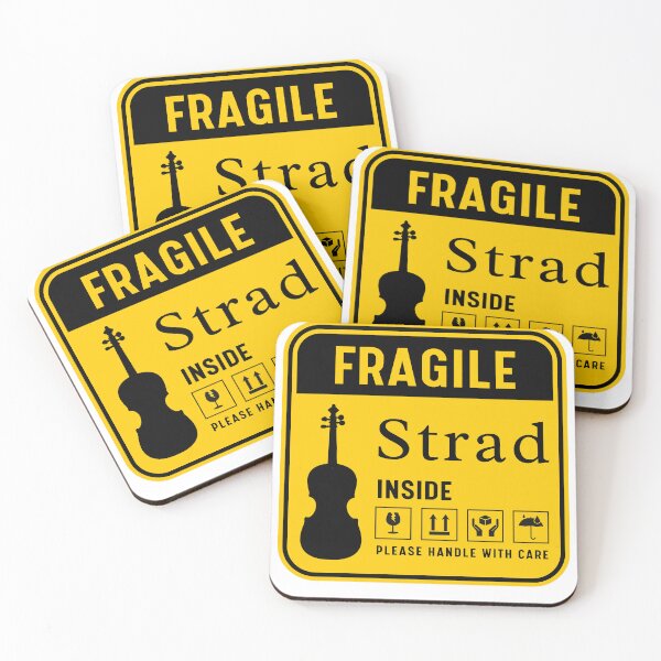 Item preview, Violin Fragile Sign, Strad Violin Sign, Handle with care sign designed and sold by Snow-W-Studio.