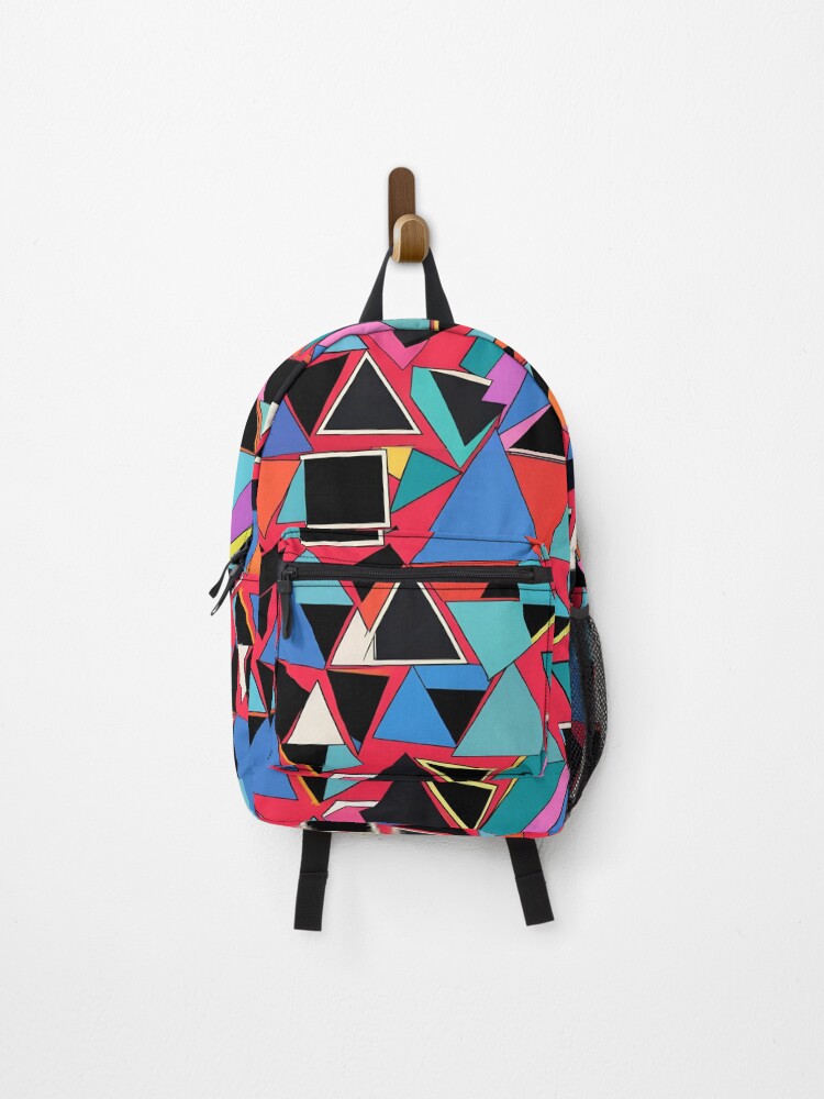 Thumbnail 1 of 3, Backpack, Triangles Pattern Design 16 designed and sold by Domo-Design.