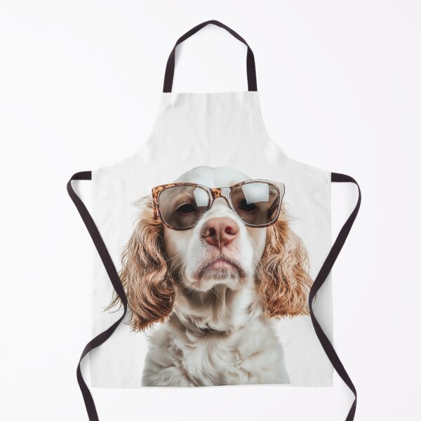 Item preview, Funny cool Clumber Spaniel Dog wearing sunglasses designed and sold by LazyOwlStore.