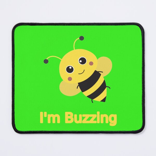 Item preview, I'm Buzzing – Cute Bee Design designed and sold by SloganSavvy.