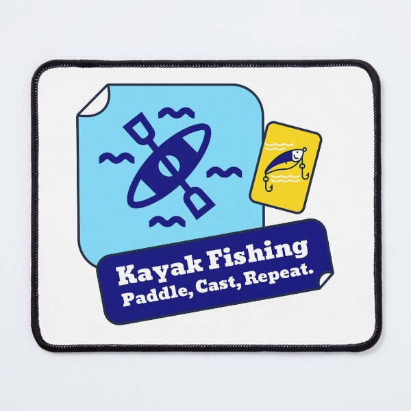 Item preview, Kayak Fishing. Paddle, Cast, Repeat. designed and sold by JoeVee-Int.