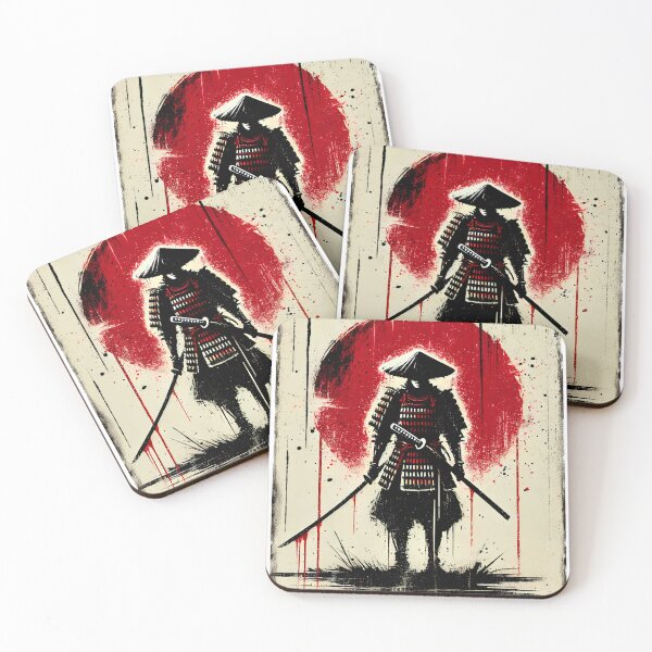 Item preview, Vintage Retro Samurai Japanese Art Fighter Martial designed and sold by Kimberley King Art  King Art.