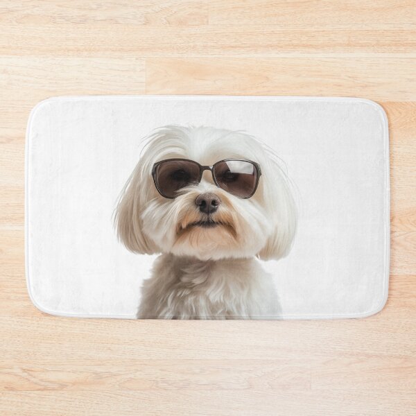 Item preview, Funny cool Coton de Tulear Dog wearing sunglasses designed and sold by LazyOwlStore.