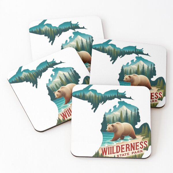Item preview, Wilderness State Park United States Watercolor Nature designed and sold by HaydenMillepied.
