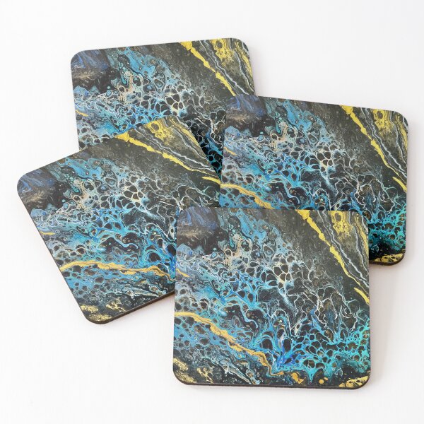 Item preview, Abstract fluid art painting  designed and sold by MindfulArtSandy.