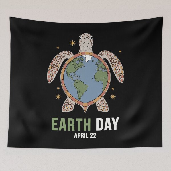 Item preview, Earth Day 2025 Sea Turtle Art Save designed and sold by savrmiller.