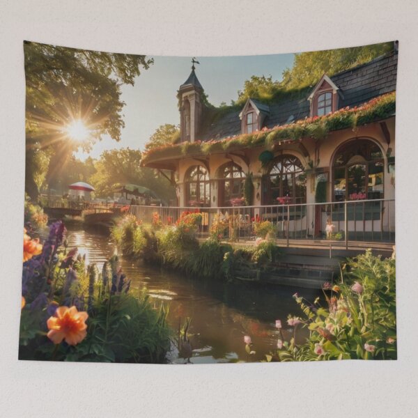 Item preview, The Secret Fairy Tale Café by the Water designed and sold by BlareBlare.
