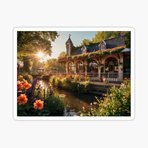 Item preview, The Secret Fairy Tale Café by the Water designed and sold by BlareBlare.