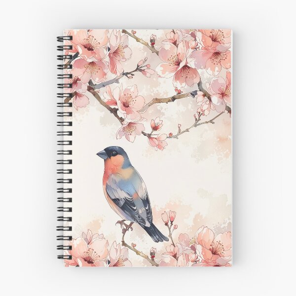 Item preview, Eurasian bullfinch, cherry blossoms designed and sold by CoolPixels.