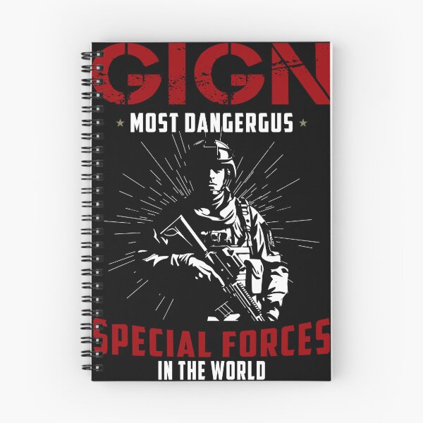 Item preview, Groupe d'intervention de la gendarmerie nationale des forces d'élite du GIGN designed and sold by Spyshirt.