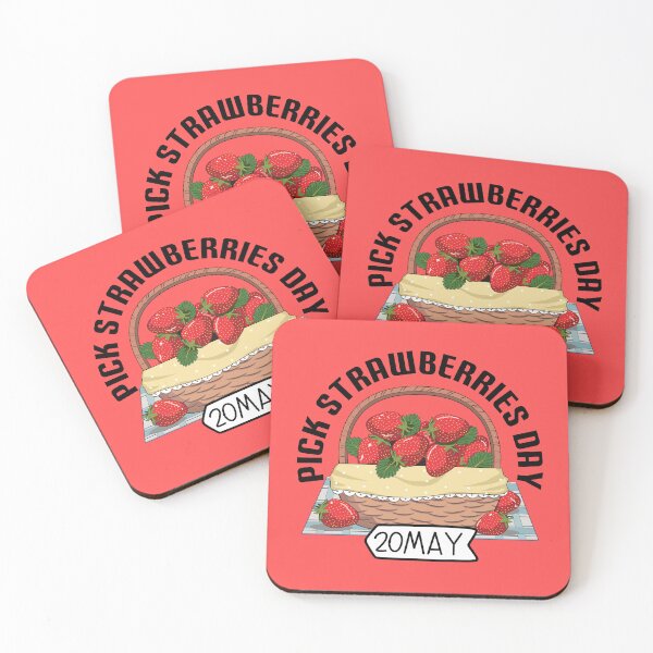 Item preview, 20 May Pick Strawberries Day - Wacky Holidays designed and sold by ChemicalXShop.