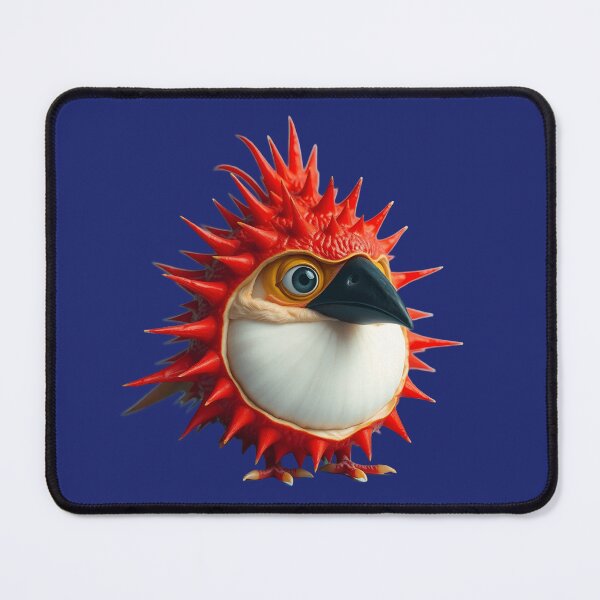 Item preview, Durian Bird - Cute Spiky Tropical Creature designed and sold by gtrock.