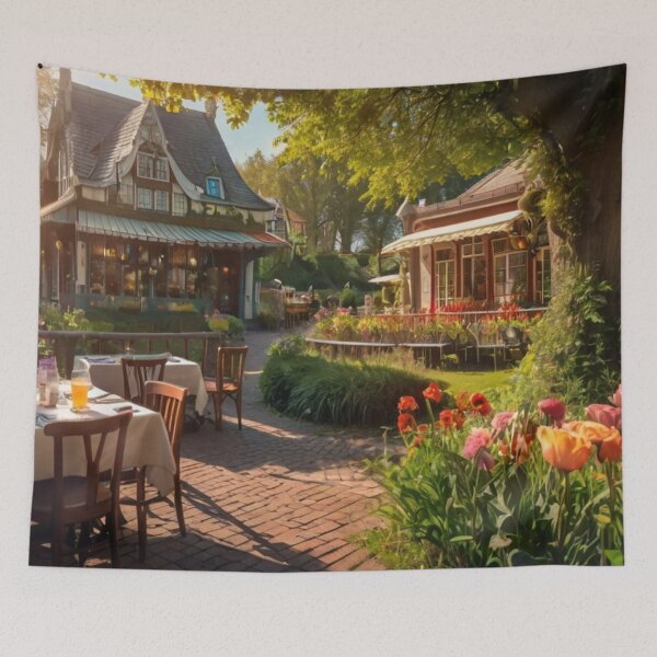 Item preview, A Storybook Setting: Dining in a Fairytale Dutch City designed and sold by BlareBlare.