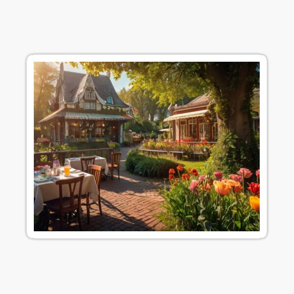 Item preview, A Storybook Setting: Dining in a Fairytale Dutch City designed and sold by BlareBlare.