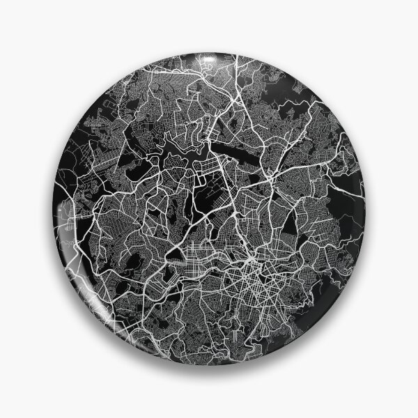 Item preview, Mapa de la ciudad de Belo Horizonte, Brasil - Luna llena designed and sold by deMAP.
