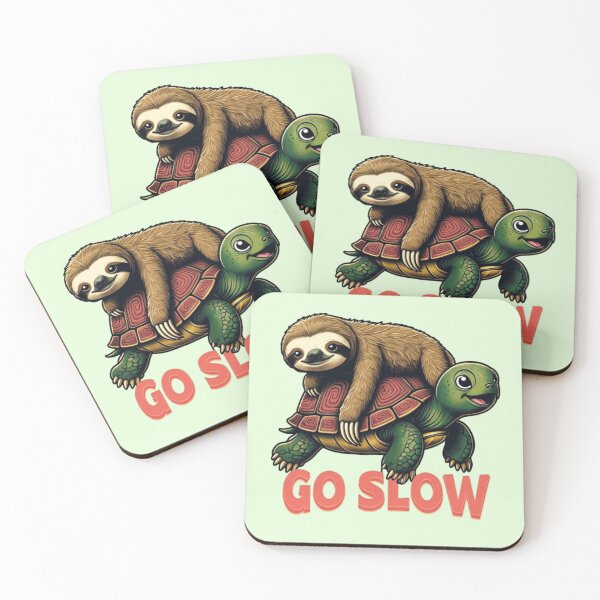 Item preview, Sloth Relaxedly Rides Turtle Under Starry designed and sold by Aise06.