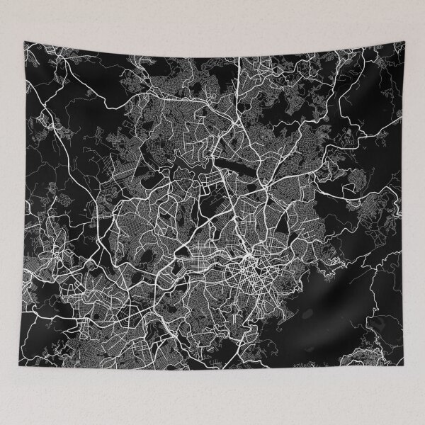 Item preview, Belo Horizonte City Map of Brazil- Full Moon designed and sold by deMAP.