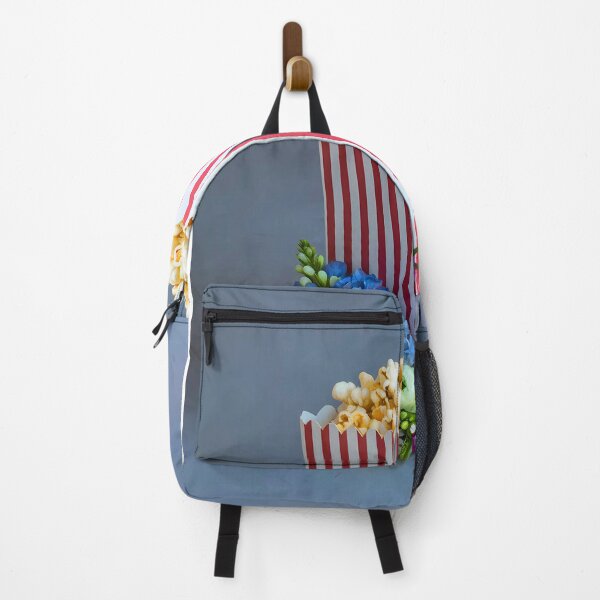 Item preview, Vintage Popcorn Bag with Colorful Floral Accent designed and sold by SlocifieShop.