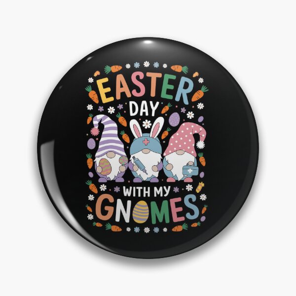 Item preview, Easter Day Gnomies Nurse Stethoscope designed and sold by savrmiller.