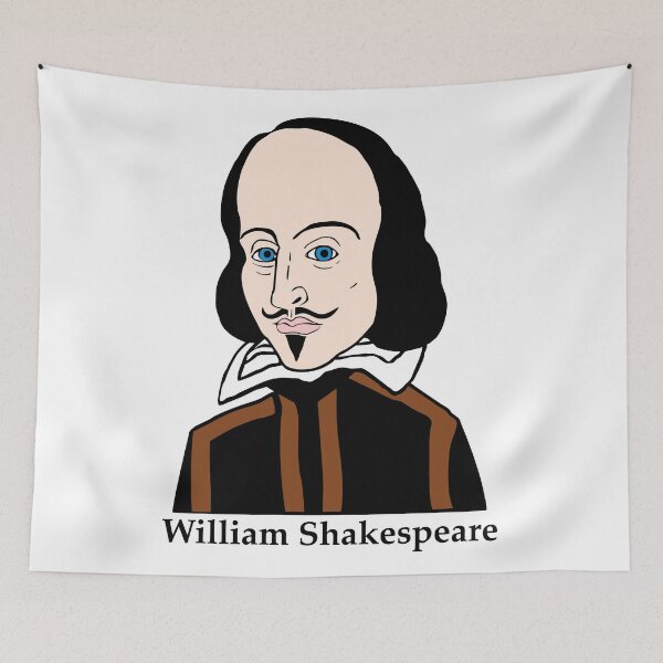 Artikelvorschau, William Shakespeare entworfen und verkauft von Traveldrawings.