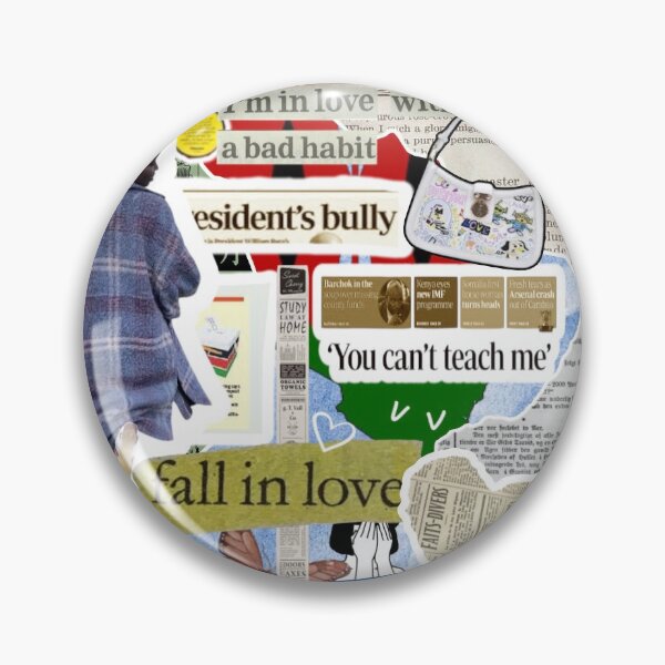 Item preview, Newspaper clippings and doodles designed and sold by Kimerley.
