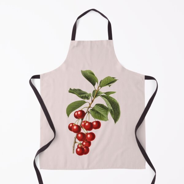 Aperçu de l'œuvre Cerises rouges avec des feuilles vertes créée et vendue par IrisAndIvy.