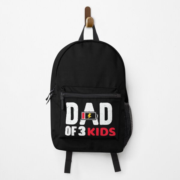 Item preview, Funny Dad of 3 Kids – Low Battery – Tired Dad Gift designed and sold by -justb-.
