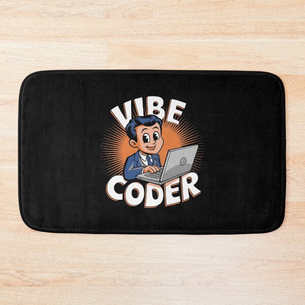 Item preview, Vibe Coder Retro 1950s Programmer Laptop Coding Aesthetic designed and sold by w1ckerman.