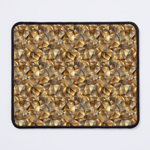 Item preview, Golden Geometric Facets designed and sold by Jirka Svetlik, Studio Illuvision.