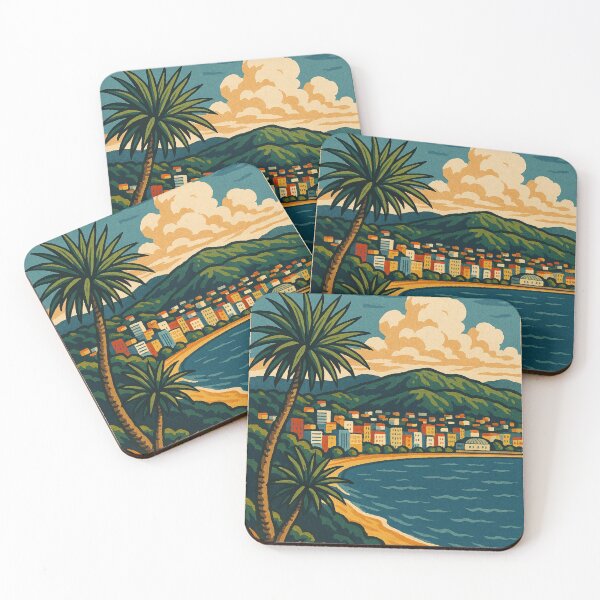 Item preview, Wellington Waterfront with Oriental Bay and Sailboats designed and sold by Places On Earth.