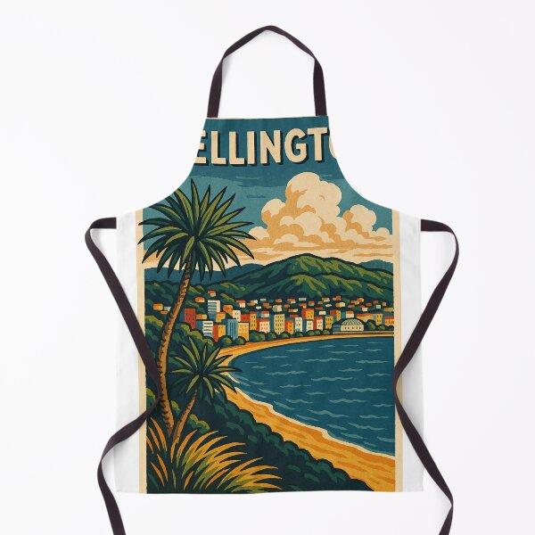 Item preview, Wellington Waterfront with Oriental Bay and Sailboats designed and sold by Places On Earth.