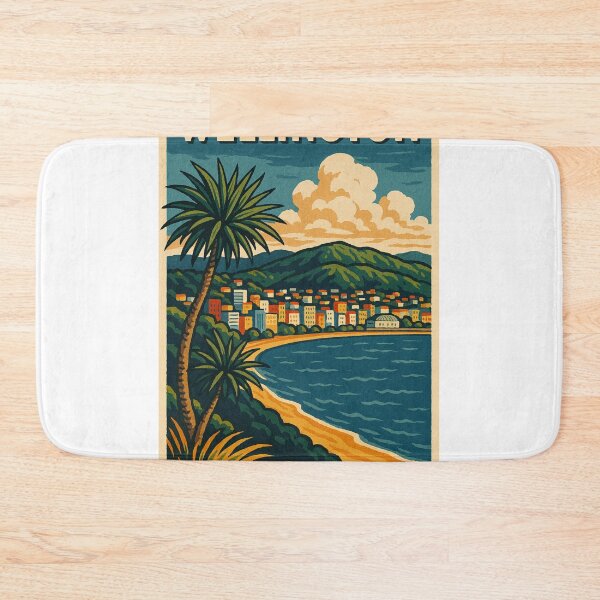 Item preview, Wellington Waterfront with Oriental Bay and Sailboats designed and sold by Places On Earth.