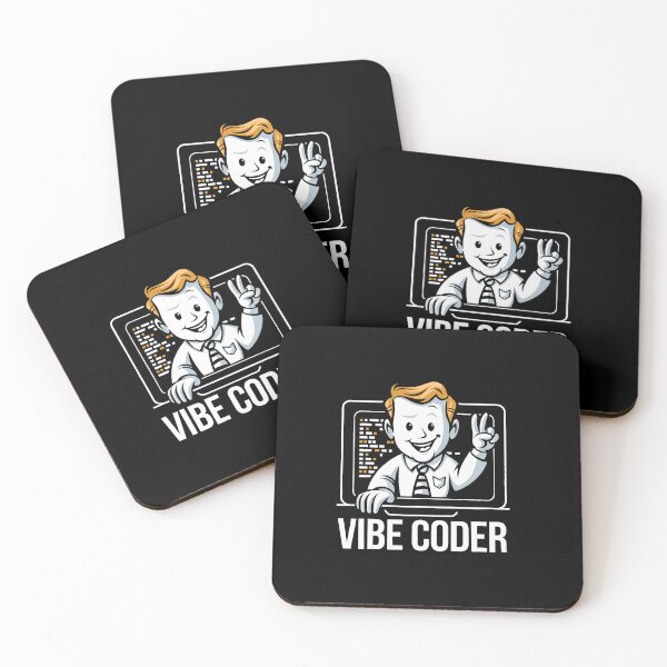 Item preview, Vibe Coder Retro 1950s Programmer Laptop Coding Aesthetic designed and sold by w1ckerman.