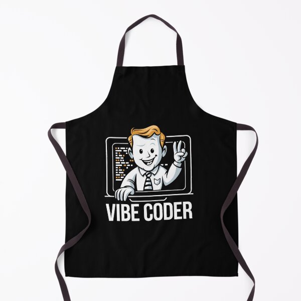 Item preview, Vibe Coder Retro 1950s Programmer Laptop Coding Aesthetic designed and sold by w1ckerman.