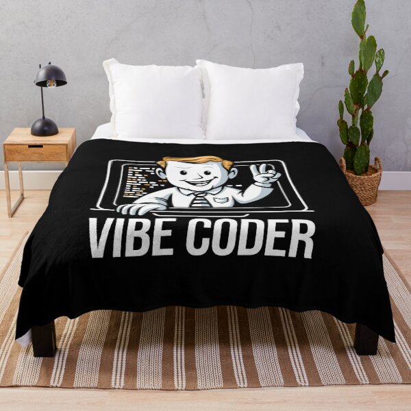Item preview, Vibe Coder Retro 1950s Programmer Laptop Coding Aesthetic designed and sold by w1ckerman.