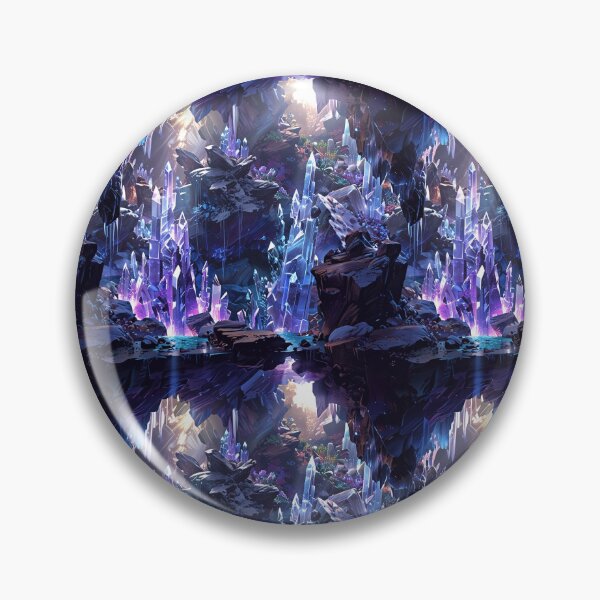 Item preview, Crystal cave, amethyst formations designed and sold by CoolPixels.
