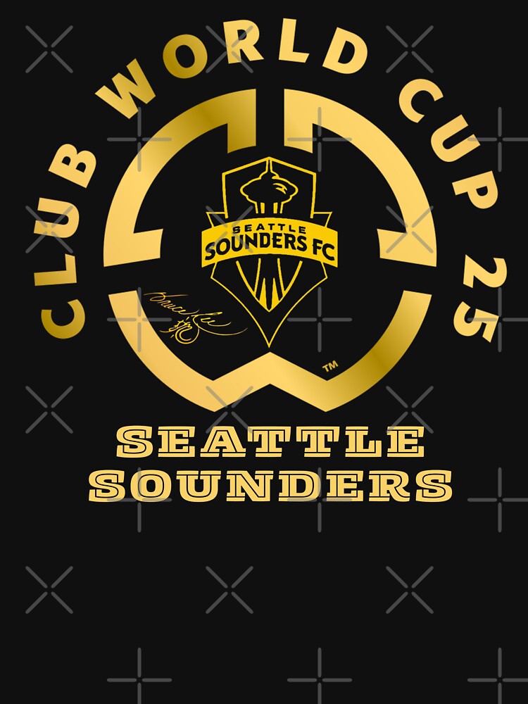 Thumbnail 7 of 7, Classic T-Shirt, Seattle Sounders Club World Cup USA 2025 designed and sold by BrandsFire.