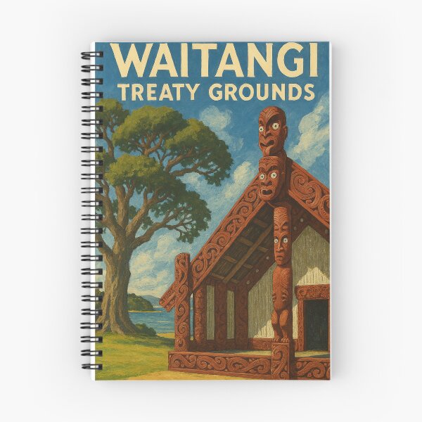 Item preview, Waitangi Treaty Grounds with Maori Waka designed and sold by Places On Earth.