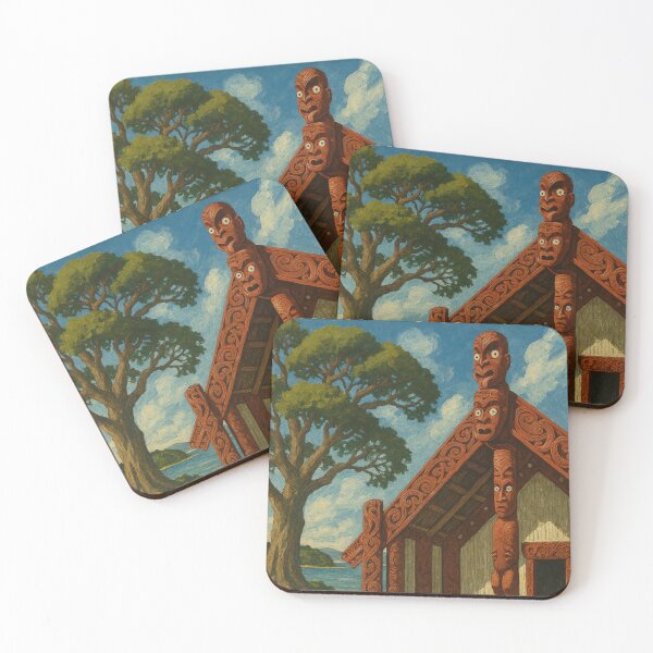 Item preview, Waitangi Treaty Grounds with Maori Waka designed and sold by Places On Earth.