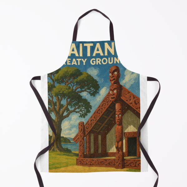 Item preview, Waitangi Treaty Grounds with Maori Waka designed and sold by Places On Earth.