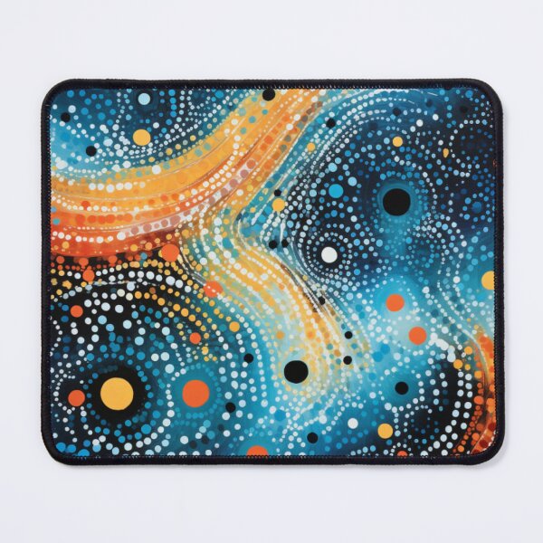 Item preview, Aboriginal Inspired Dot Art - With Hot Waves designed and sold by GrinGalore.