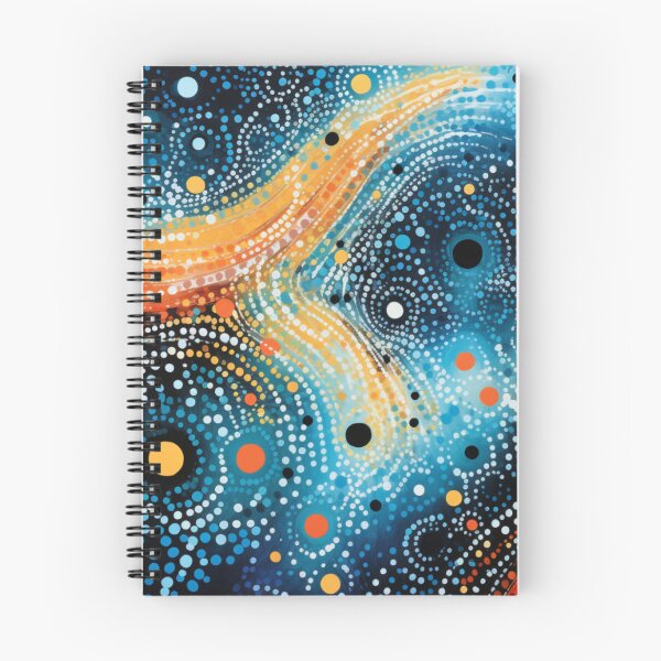 Item preview, Aboriginal Inspired Dot Art - With Hot Waves designed and sold by GrinGalore.