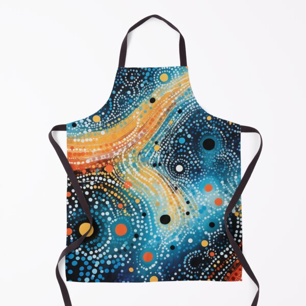 Item preview, Aboriginal Inspired Dot Art - With Hot Waves designed and sold by GrinGalore.