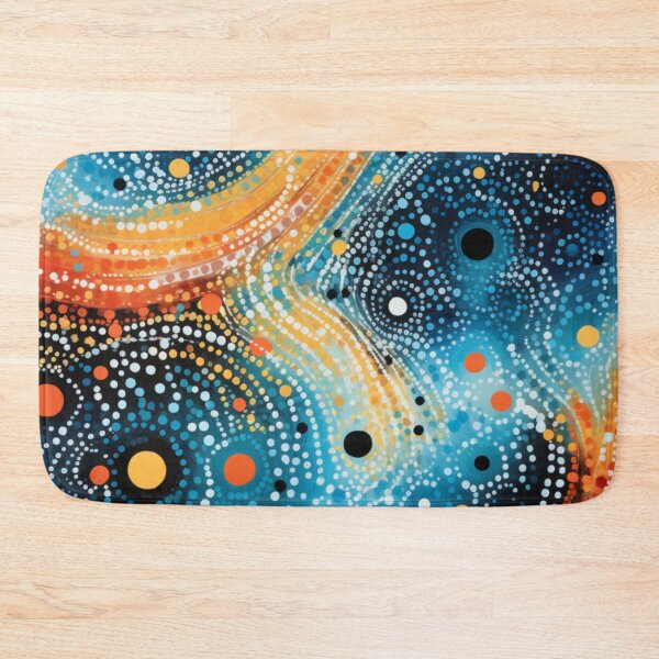 Item preview, Aboriginal Inspired Dot Art - With Hot Waves designed and sold by GrinGalore.