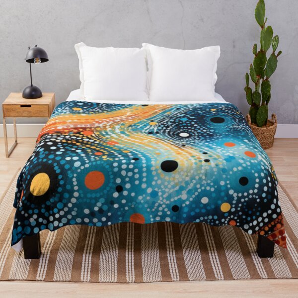 Item preview, Aboriginal Inspired Dot Art - With Hot Waves designed and sold by GrinGalore.