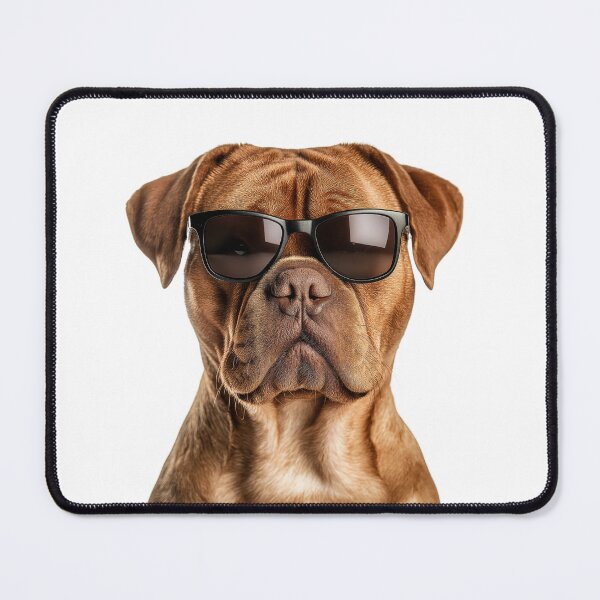 Item preview, Funny cool Dogue de Bordeaux Dog wearing sunglasses designed and sold by LazyOwlStore.
