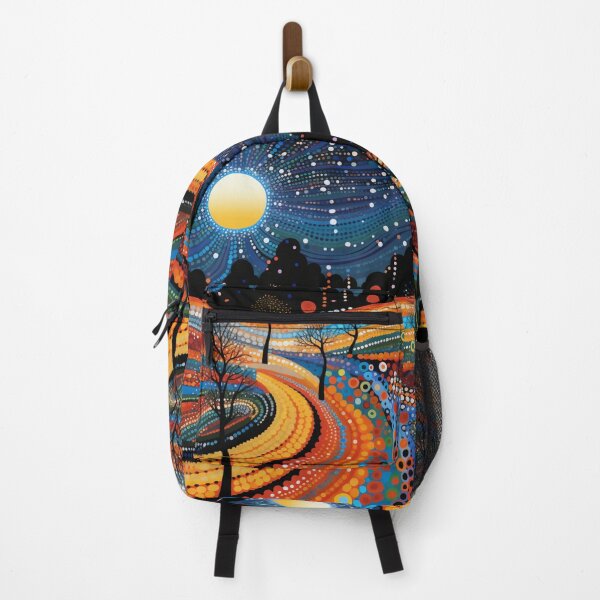 Item preview, Aboriginal Inspired Dot Art - Bright Night designed and sold by GrinGalore.