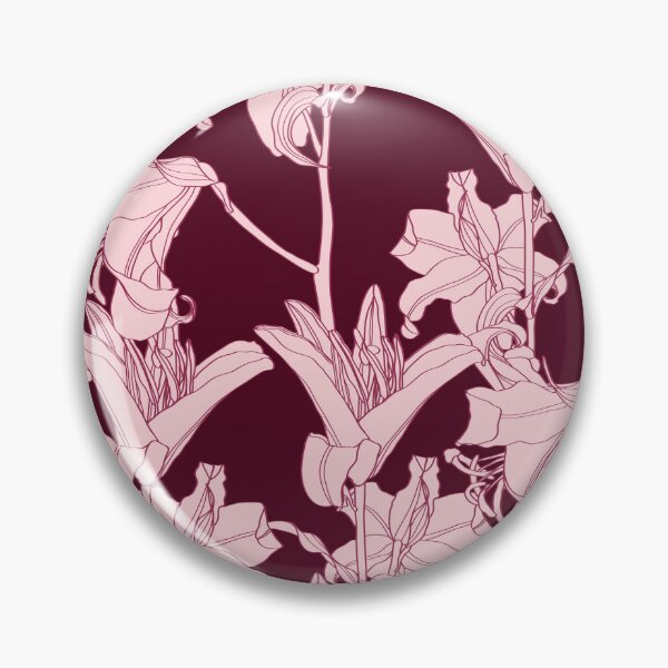 Item preview, Beautiful outline Floral pattern lily flowers. Seamless texture. designed and sold by MatyKotiv.
